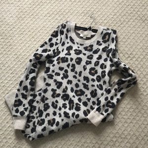 Cheetah sweater dress